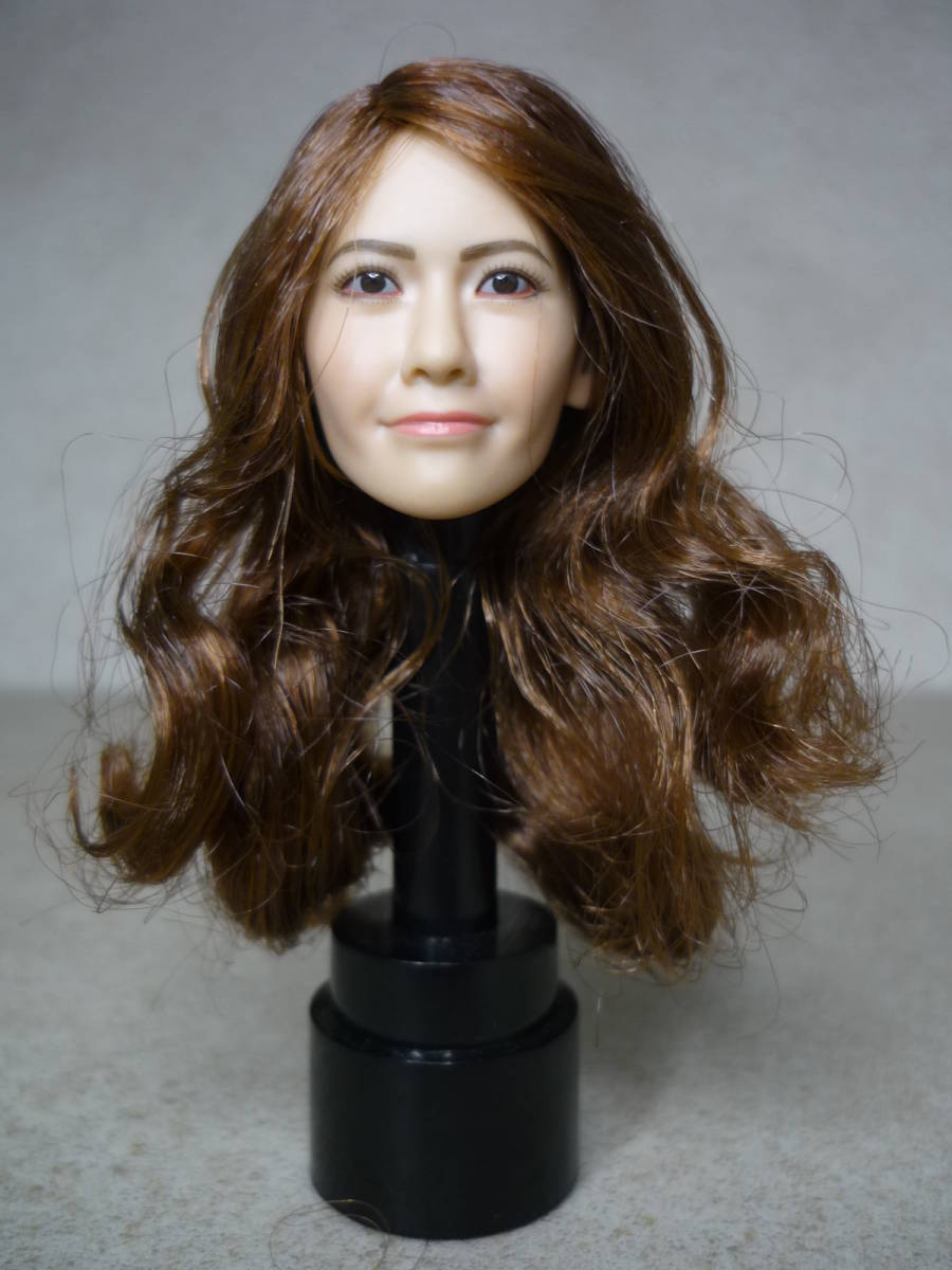 新品 Diy 少女時代 ユナ 風 美人女性 普通肌 茶髪 1 6カスタムヘッドパーツ ホットトイズ対応 フィギュア アジア の落札情報詳細 ヤフオク落札価格情報 オークフリー スマートフォン版