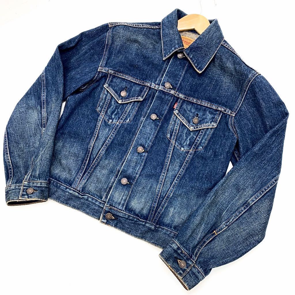 リーバイス Levis 色濃いめ アメカジ定番アイテム 0328 デニムジャケット ジージャン Lサイズ Db の落札情報詳細 ヤフオク落札価格情報 オークフリー スマートフォン版