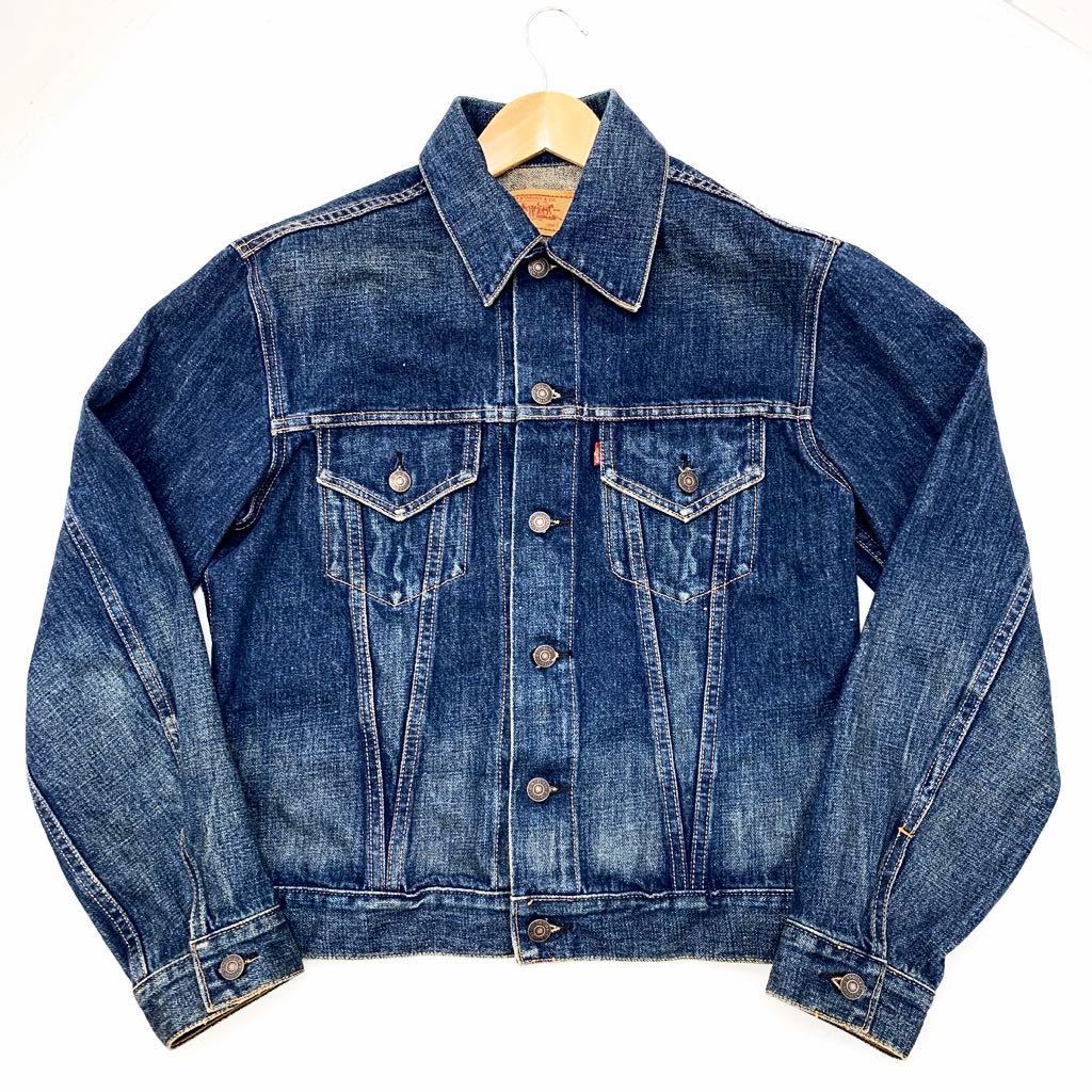 リーバイス Levis 色濃いめ アメカジ定番アイテム 0328 デニムジャケット ジージャン Lサイズ Db の落札情報詳細 ヤフオク落札価格情報 オークフリー スマートフォン版