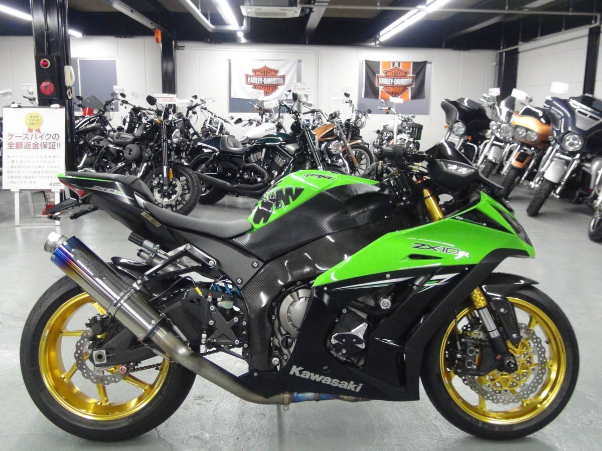 〇カワサキ ニンジャZX-10R 2014年 2059㎞ カスタム総額170万円相当