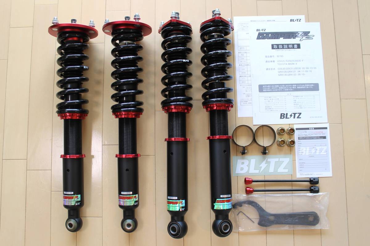 BLITZ DAMPER ZZ-R 車高調整式サスペンション WRX STI VAB