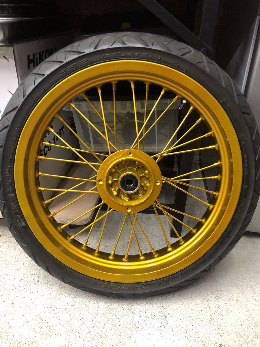 34 EXCEL XR250 リア 17X400 32hゴールドホイール 【公式通販】