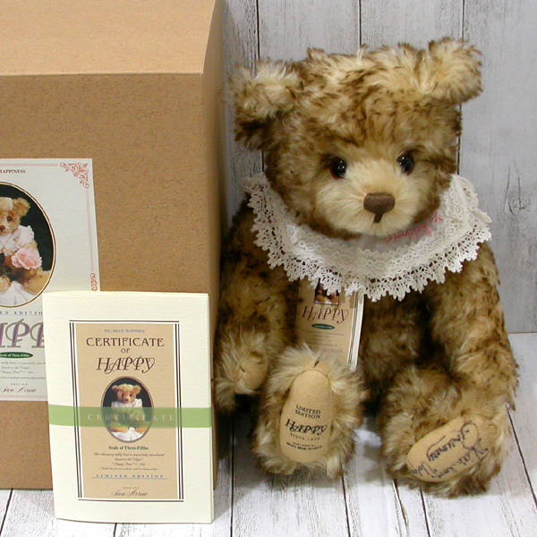 2000体限定品◆ サンアロー HAPPY テディベア sold※ サンアロー社 テディベア HAPPY 2000体限定 レプリカ