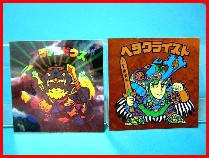 旧ビックリマンシール ヘッド ブラックゼウス ホロ ヘラクライスト 赤 2枚 超美品 の落札情報詳細 ヤフオク落札価格情報 オークフリー スマートフォン版