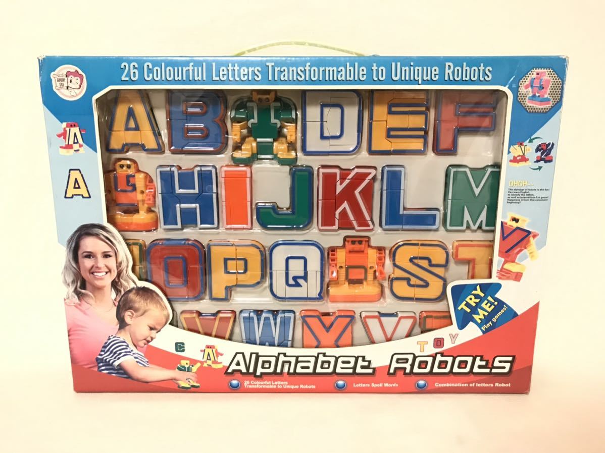 アルファベット ロボット 26個 セット / アルファボット ABCロボ もじ