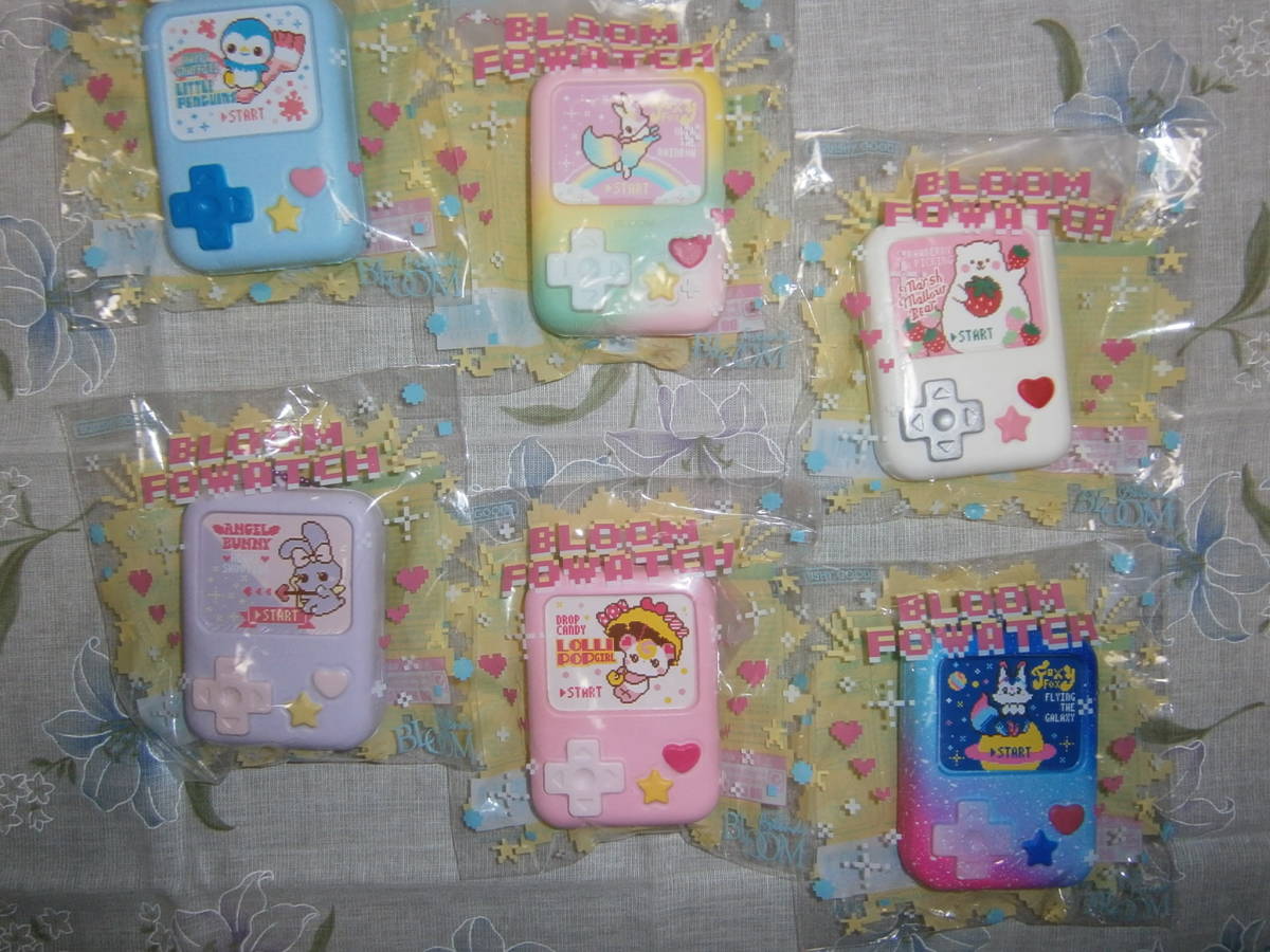 新品】スクイーズ iBLOOM ブルーム ホワッチ 全6種セット BLOOM 
