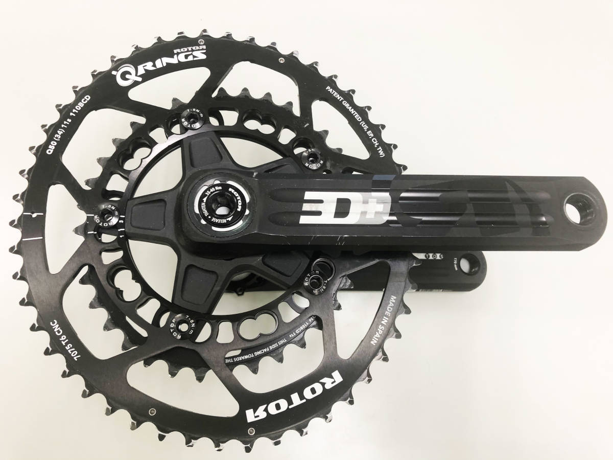 ROTOR 3D24 クランク シマノ 互換 BCD110 rotor 3DFクランク 170mm