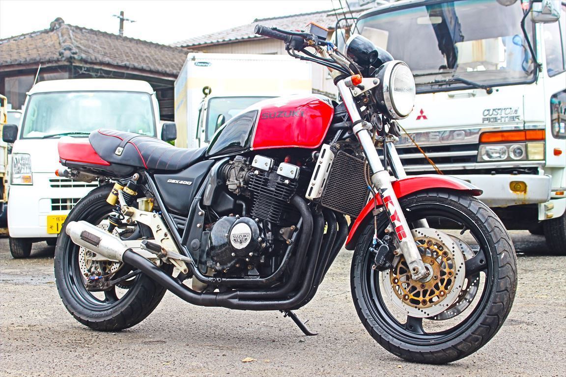 GSX400 インパルス GK79A ヨシムラスペシャルモナカマフラー 当時物ヨシムラGSX400インパルスGK79Aスペシャルモナカマフラー