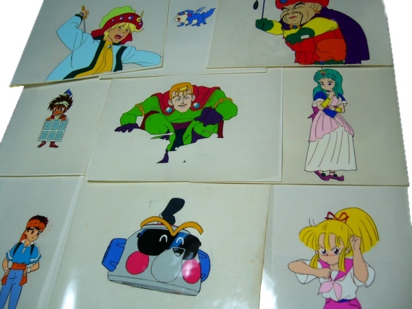 たいむとらぶるトンデケマン ９キャラ ９枚セット セル画 芦田豊雄 千葉繁 三ツ矢雄二 西原久美子 三田ゆう子 神谷明 佐久間レイ の落札情報詳細 ヤフオク落札価格情報 オークフリー スマートフォン版