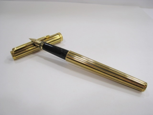 PARKER 万年筆 プリミア ゴールドストライプ アテネス パーカー PARKER 万年筆 プレミアゴールドストライプアテネス ペン先