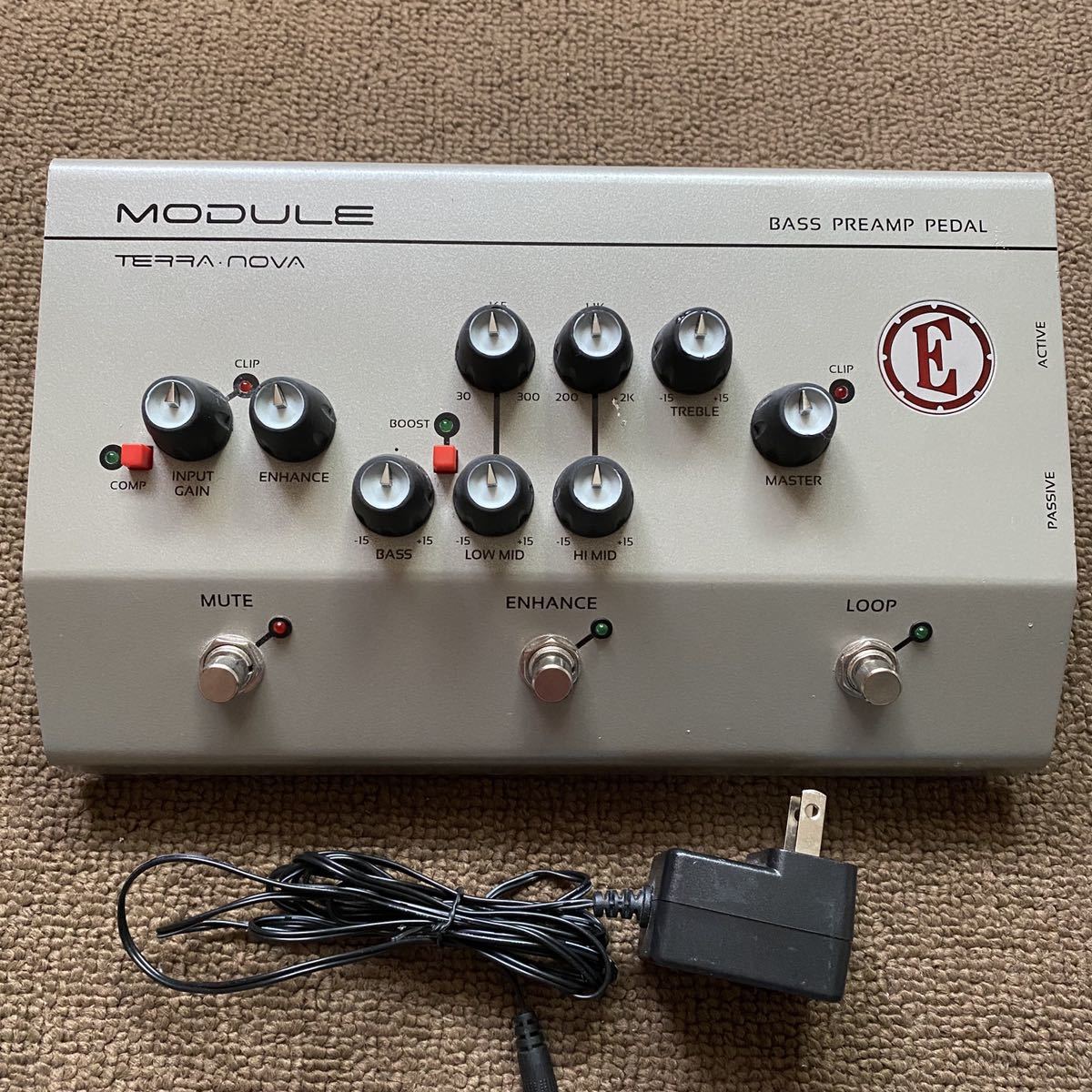 EDEN TERRA NOVA MODULE ベース・プリアンプ コンプレッサー エンハンサー内蔵 アダプター付き の落札情報詳細 ヤフオク