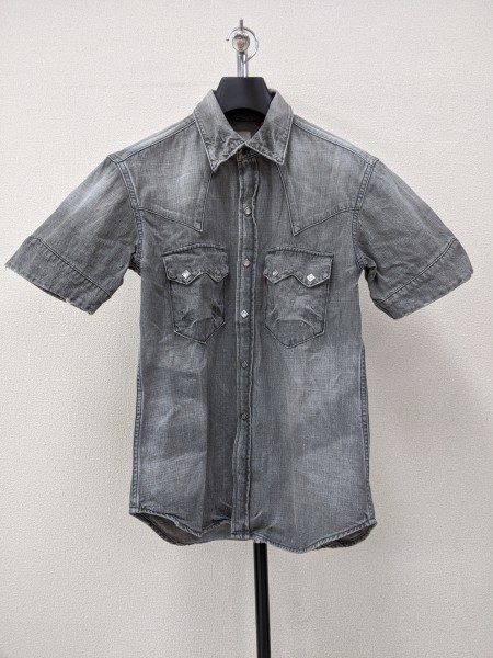 リーバイス レッドループ Redloop 半袖デニムシャツ メンズ M グレー 799 の落札情報詳細 ヤフオク落札価格情報 オークフリー スマートフォン版