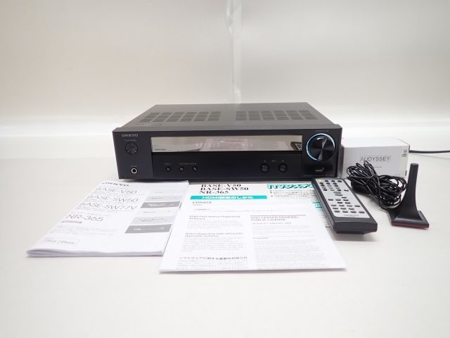 美品　ONKYO レシーバー NR-365(B) ウファ― SWA-V50 ONKYO AVレシーバー NR-365(B) ウファ― SWA-V50 セット