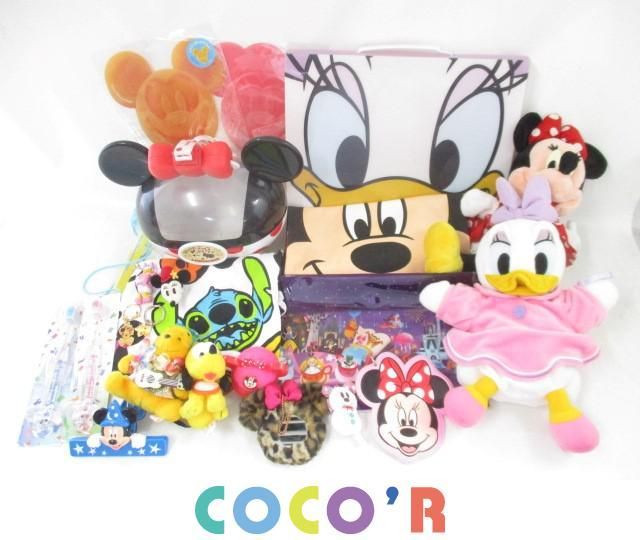 同梱可 中古品 ディズニー デイジー ミニー スティッチ 他 Tシャツ ハンドパペット ストラップ 等 グッズセット の落札情報詳細 ヤフオク落札価格情報 オークフリー スマートフォン版