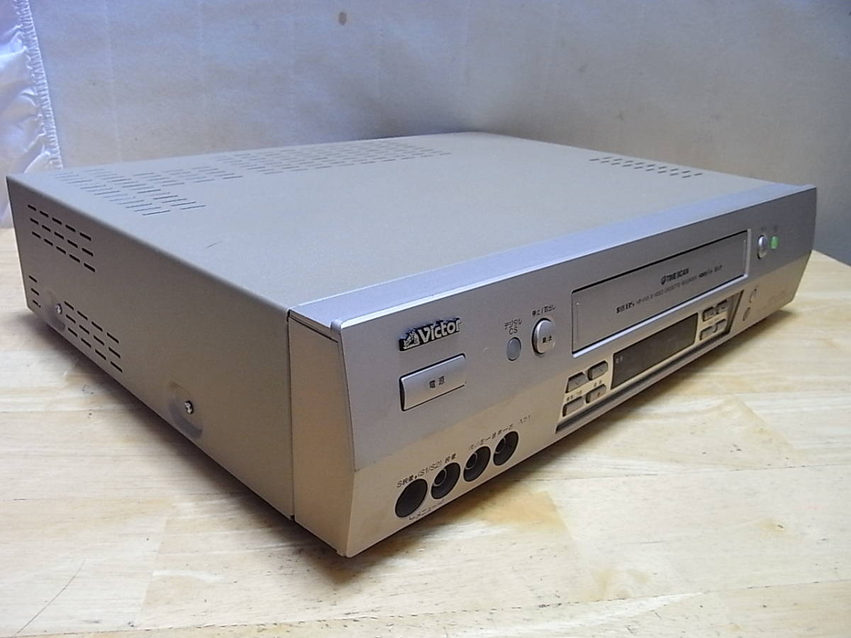 ビクター S-VHSビデオデッキ HR-VX8 リモコン付きの落札情報詳細