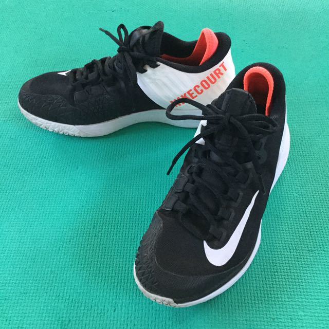 美中古 テニスシューズ Nike Court Air Zoom Zero US8 AA8018 016