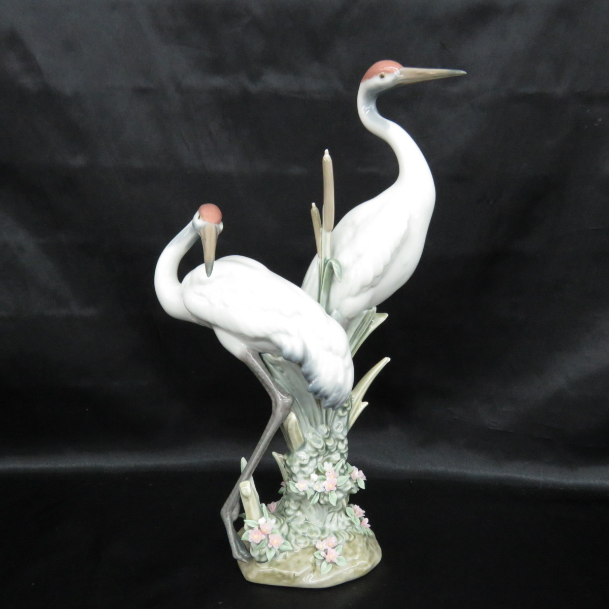 正規品 1級品】LLADRO リヤドロ 求愛するツル 極彩色 Lladroリヤドロ