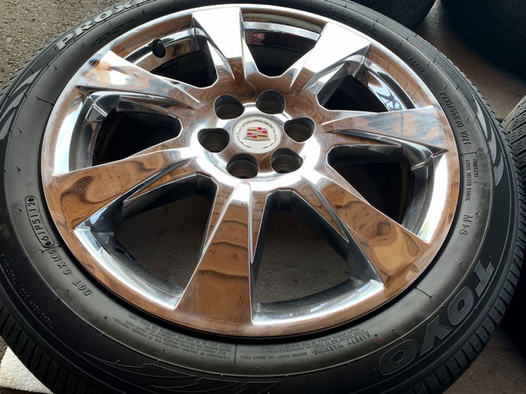 キャデラック SRX 純正メッキホイール Cadillac SRX クロスオーバー 20