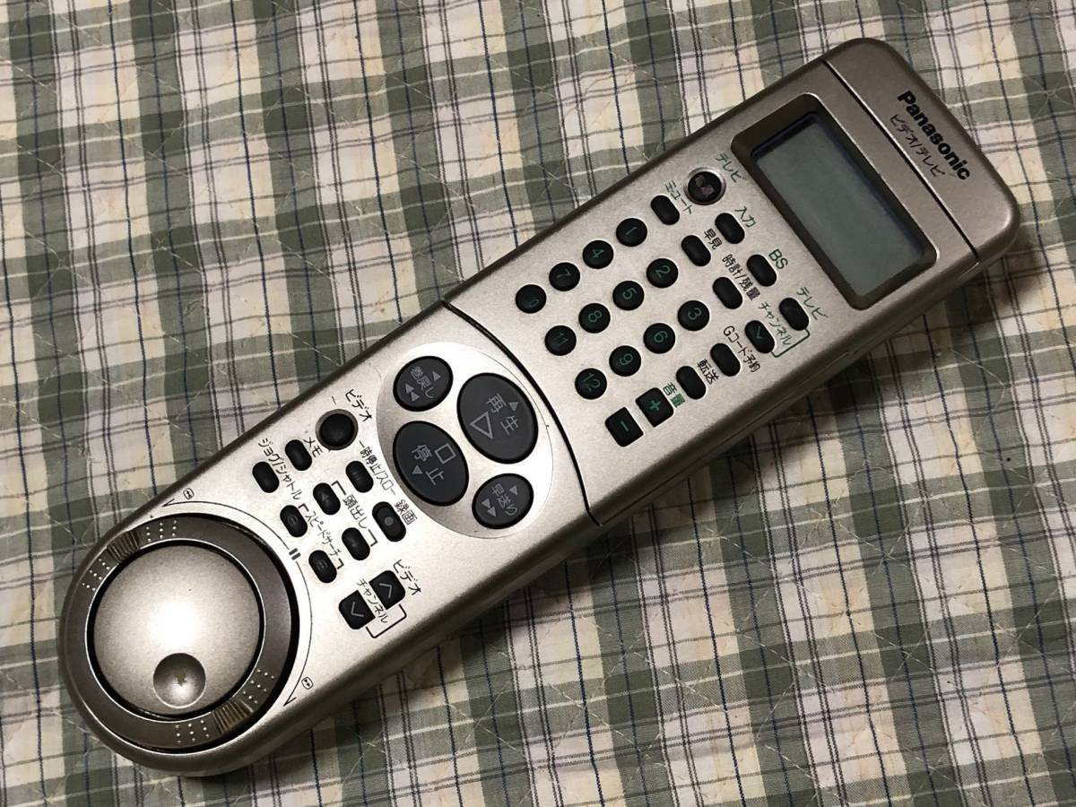 【中古】「非常に良い」パナソニック ビデオリモコン EUR571400 パナソニック S-VHSビデオデッキ NV-SB800W用リモコン EUR571400の落札