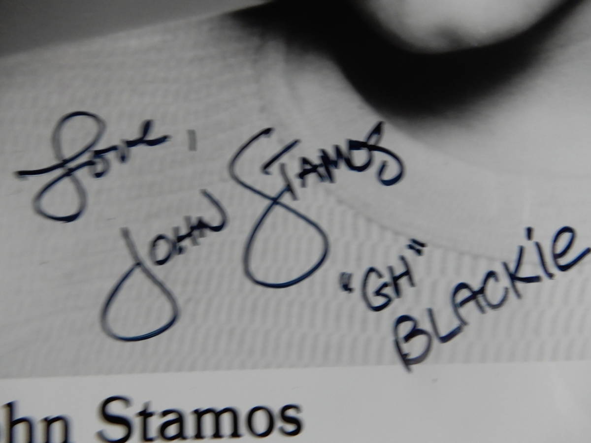 ジョン・ステイモス フルハウス ジェシー役 直筆サイン入りポート