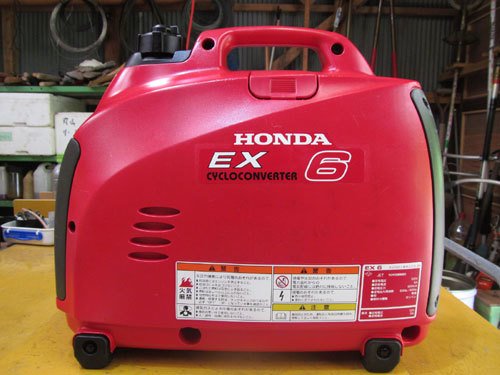 ホンダ発電機 Ex6 中古整備品 の落札情報詳細 ヤフオク落札価格情報 オークフリー スマートフォン版