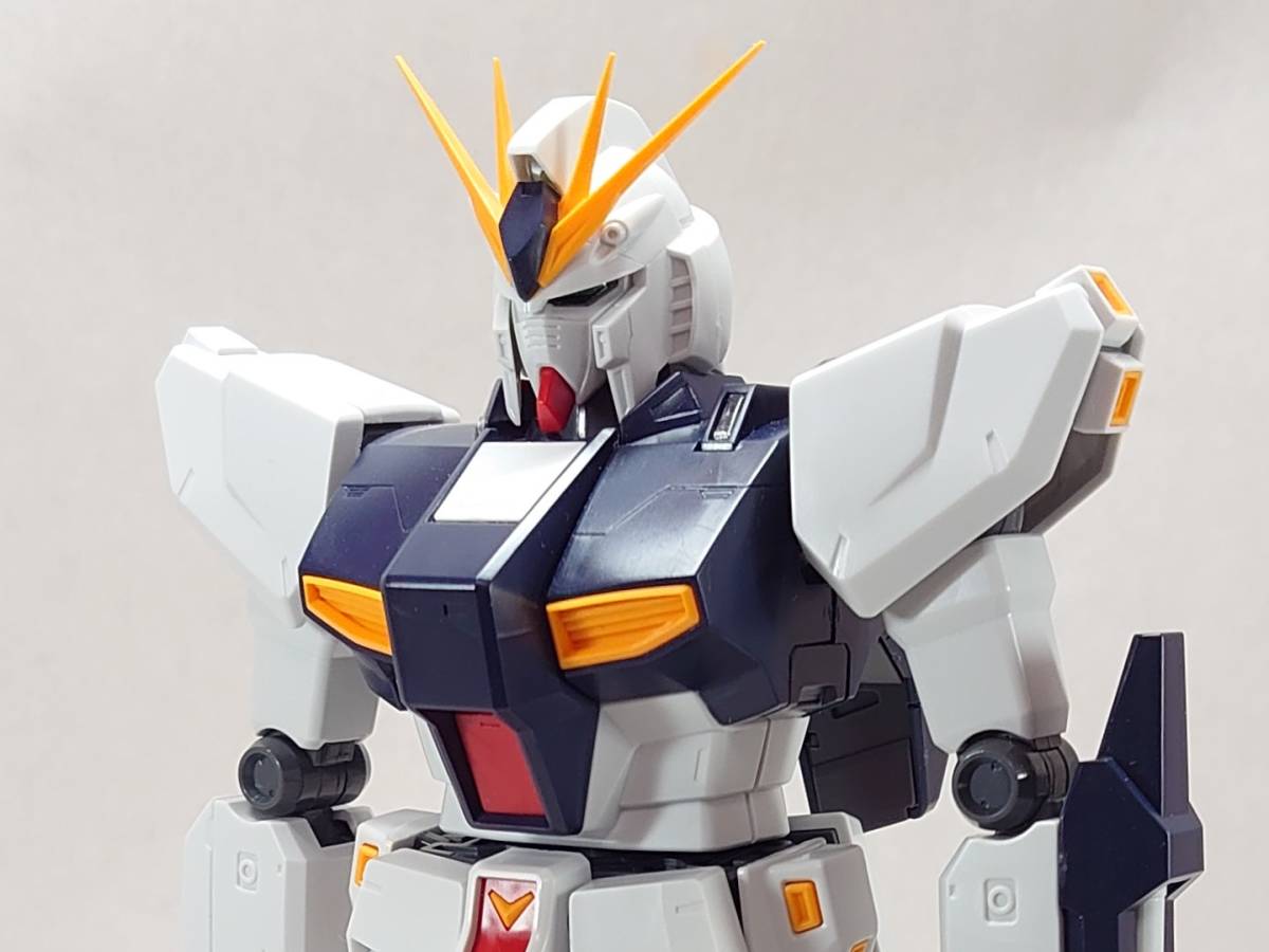 ジャンク MG νガンダム Ver.1.0 完成品 素組み ニューガンダムの落札