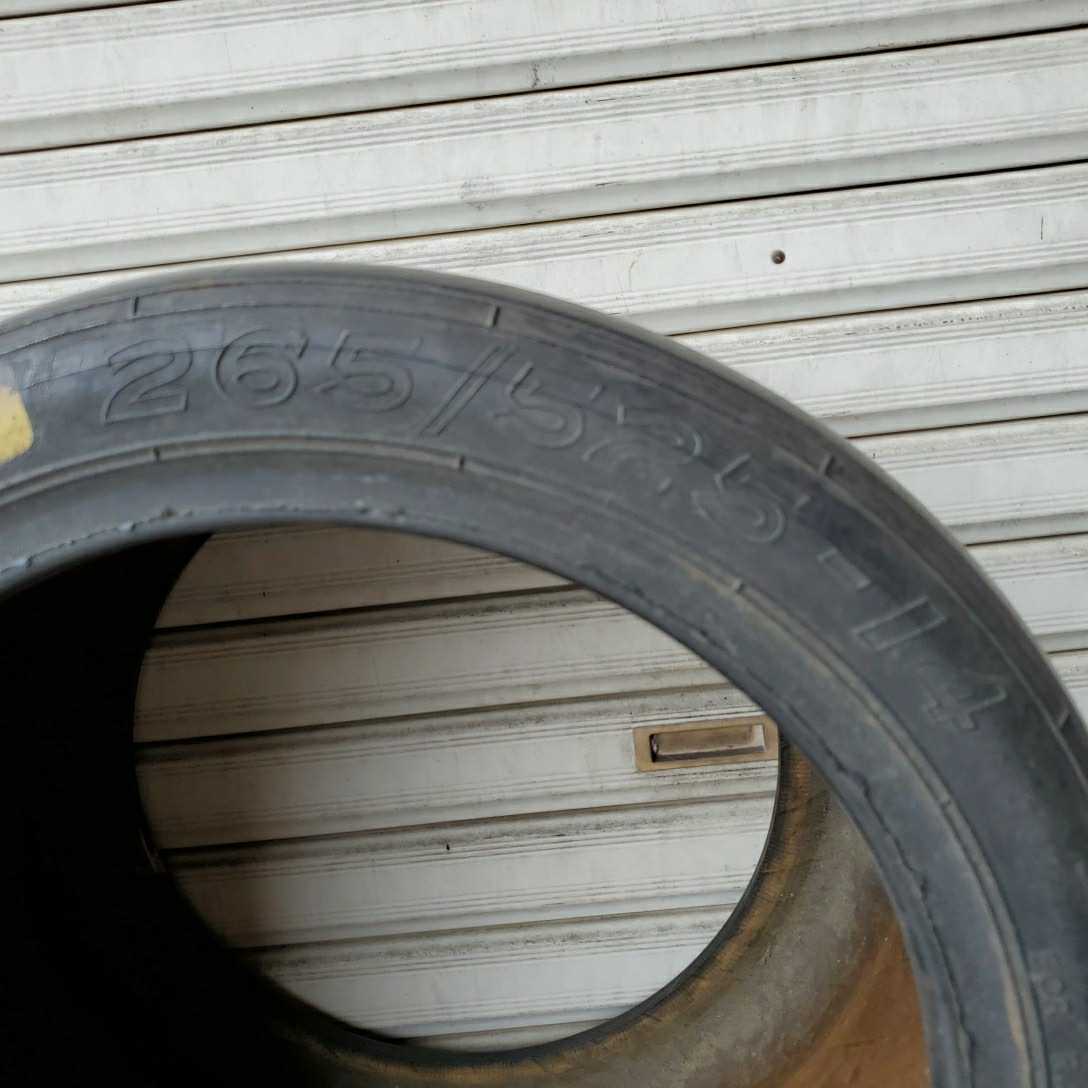 当時物 DUNLOP RACING スリックタイヤ265/525-14 3本セットの落札情報