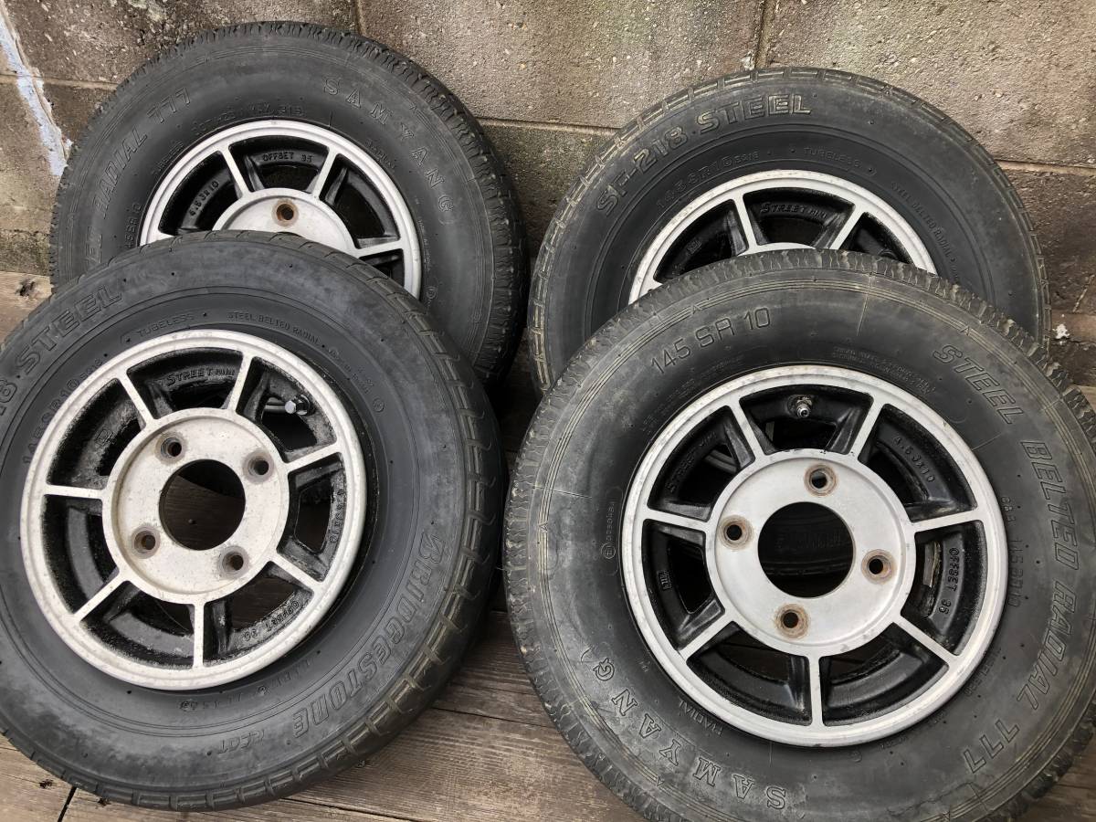 HAYASHI RACING ハヤシレーシング 10インチ ホイール 4個セット HAYASHI RACING ハヤシレーシング STREET MINI 10インチ 4.5J +