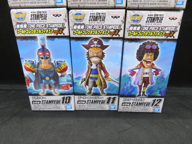 新品 Ow533 送料無料 ワンピース Onepiece ワールドコレクタブルフィギュア Stampede スタンピード Vol 2 6種セット の落札情報詳細 ヤフオク落札価格情報 オークフリー
