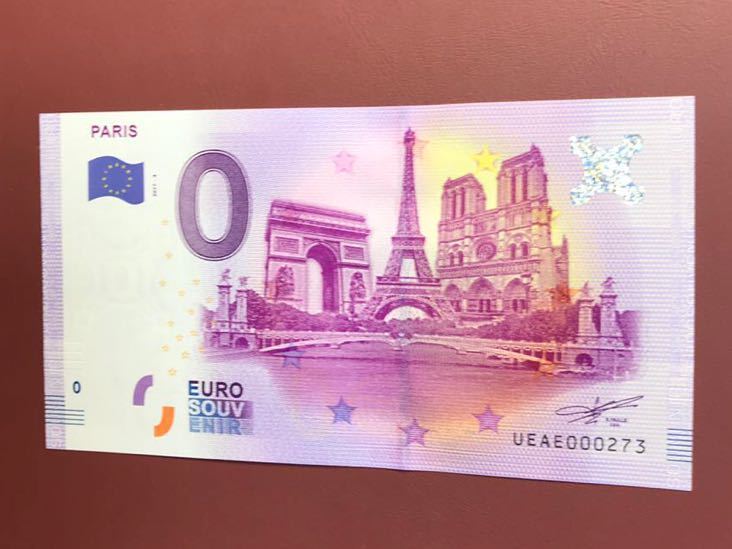 新品 パリ 0ユーロ紙幣 17年 フランス エッフェル塔 ノートルダム大聖堂 エトワール凱旋門 の落札情報詳細 ヤフオク落札価格情報 オークフリー スマートフォン版