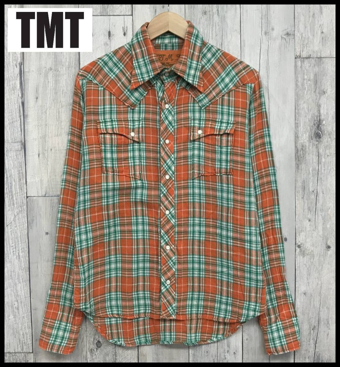 TMT ヘビー ネルシャツ チェック ティーエムティー BIG HOLIDAY TMT ヘビー ネルシャツ チェック ティーエムティー BIG HOLIDAY