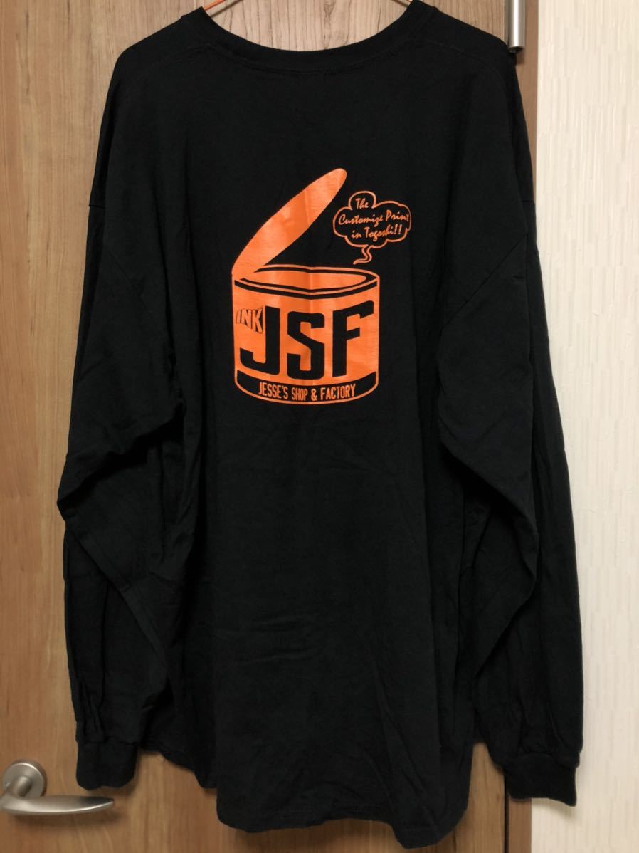 XXL】CULTURE L/S TEE THE BONEZ RIZE JSF J's CULTURE TEE BLACK×BLACK XL