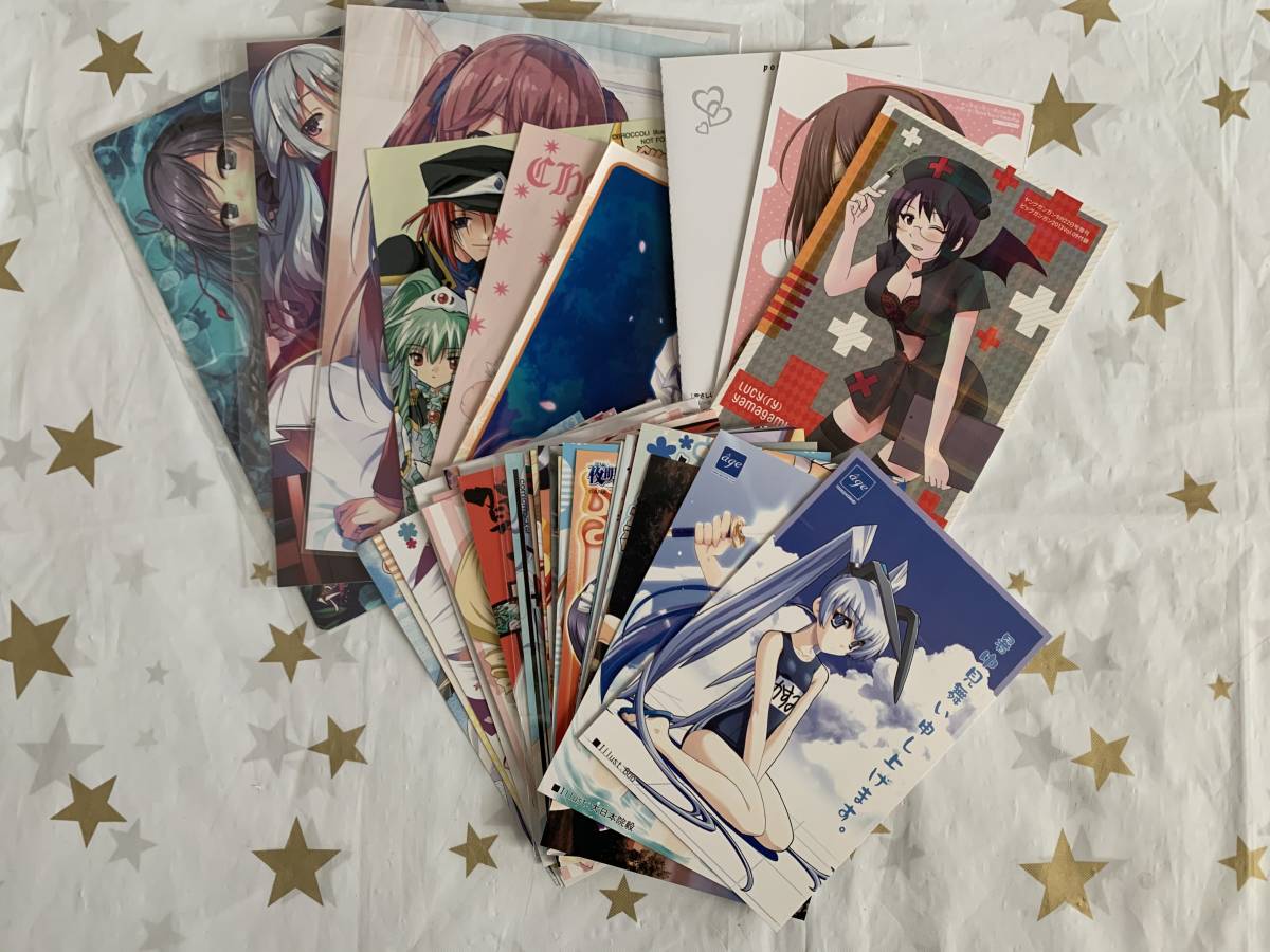 美少女 ヒロイン系 作品混合 ポストカード48枚 ステッカー6枚 俺たちに翼はない Kanan やさしい教師の躾けかた シャッフル の落札情報詳細 ヤフオク落札価格情報 オークフリー スマートフォン版