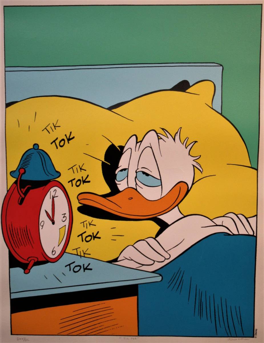 貴重 【限定 500】Sowa&Reiser ディズニー ドナルド 版画