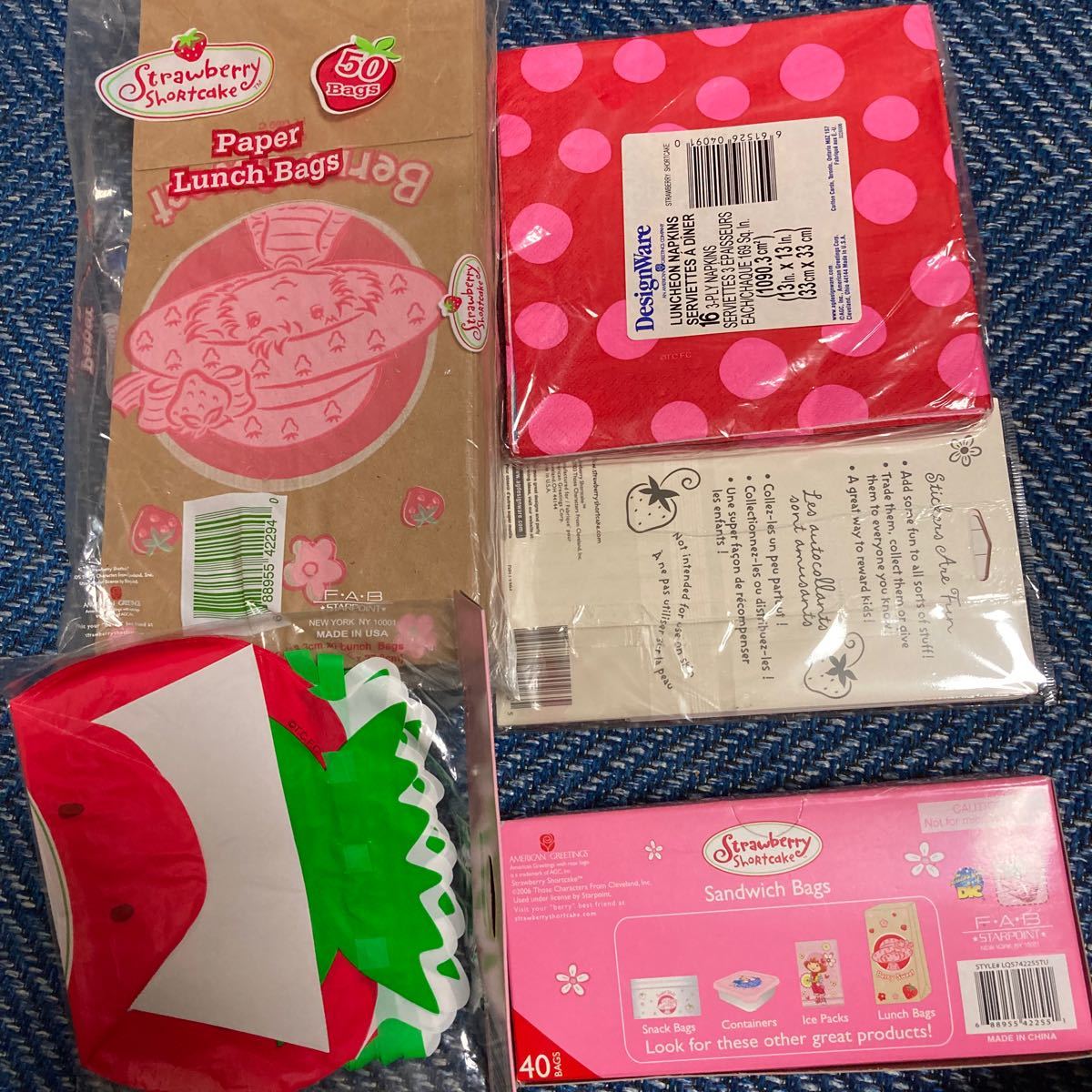 新品 新品 ストロベリーショートケーキ 小物 雑貨 紙袋 ランチバッグ ペーパー ジップロック メッセージカード ギフト プレゼント セット の落札情報詳細 ヤフオク落札価格情報 オークフリー スマートフォン版