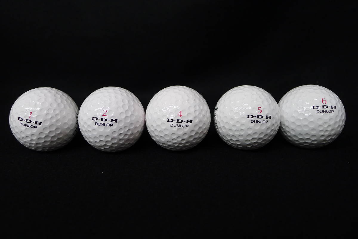 新品】J263 DUNLOP ゴルフボール 10個 ジャンボ尾崎 プリント サイン