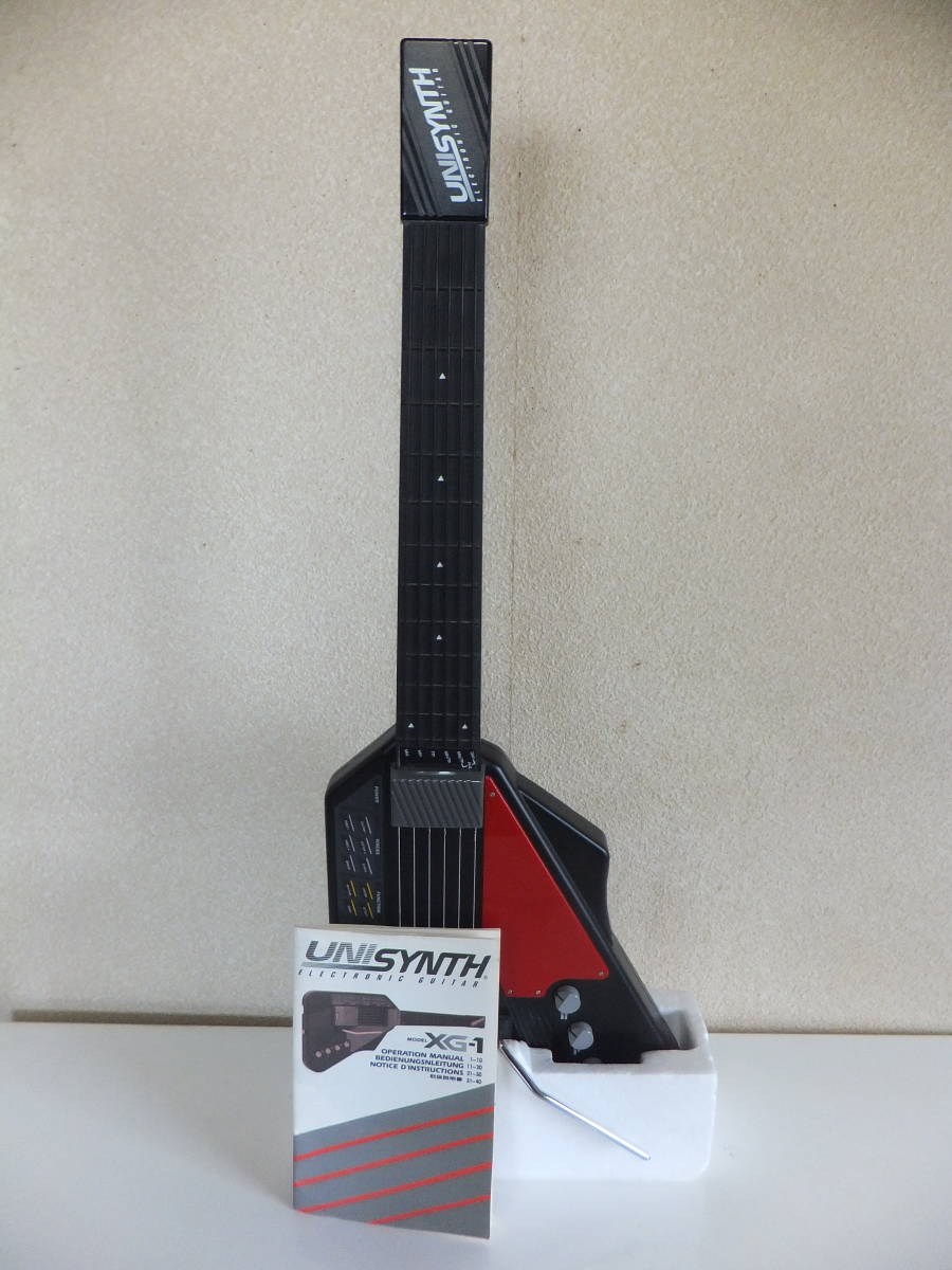 【ジャンク・通電可】 UNISYNTH ELECTRONIC GUITAR MODEL XG1 エレクトロニクスギター/電子ギター XG1