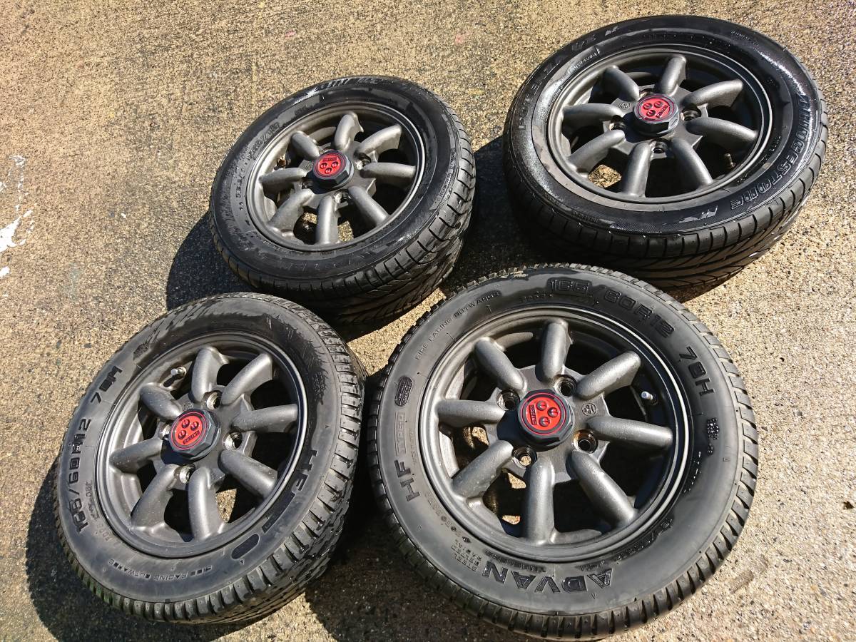 Rsワタナベ エイトスポーク Yh Advan Hf Type D Bs Potenza G セット の落札情報詳細 ヤフオク落札価格情報 オークフリー スマートフォン版