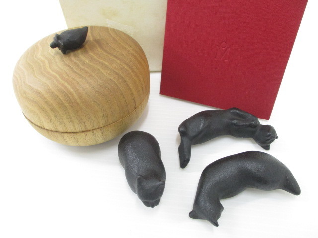 ミキモト　MIKIMOTO　猫のペーパーウェイトセット ミキモト MIKIMOTO 猫のペーパーウェイトセット MIKIMOTO ミキモト