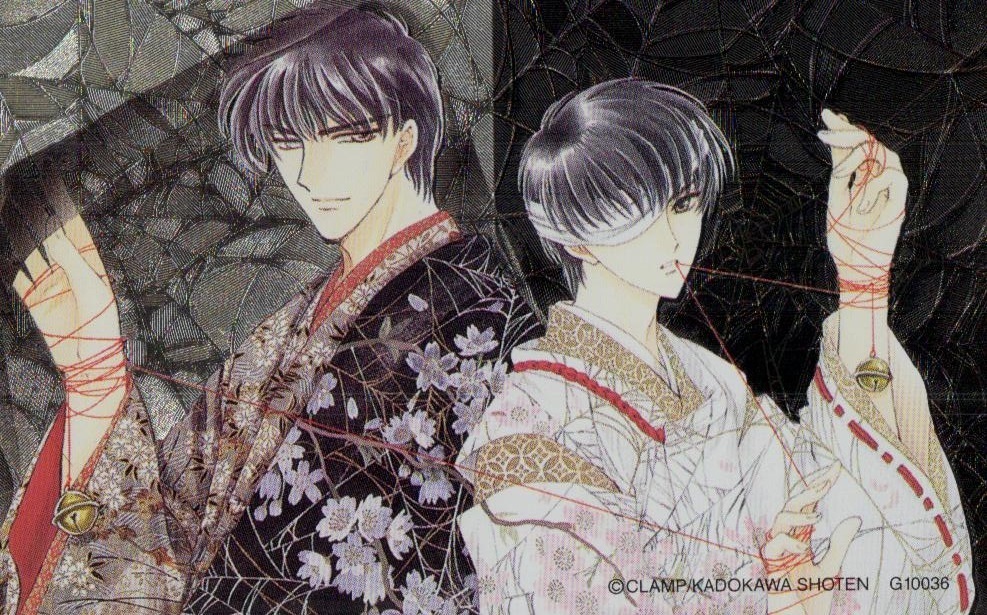 ☆X 桜塚星史郎/皇昴流 CLAMP/角川書店☆テレカ50度数未使用gt_97の