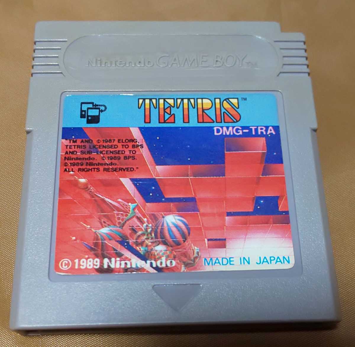 Gb テトリス メヌエット 任天堂オリジナルbgm 刻印05 名作 初代 初期 Dmg Tra 19 ゲームボーイ 希少 レア レトロ カセット の落札情報詳細 ヤフオク落札価格情報 オークフリー スマートフォン版