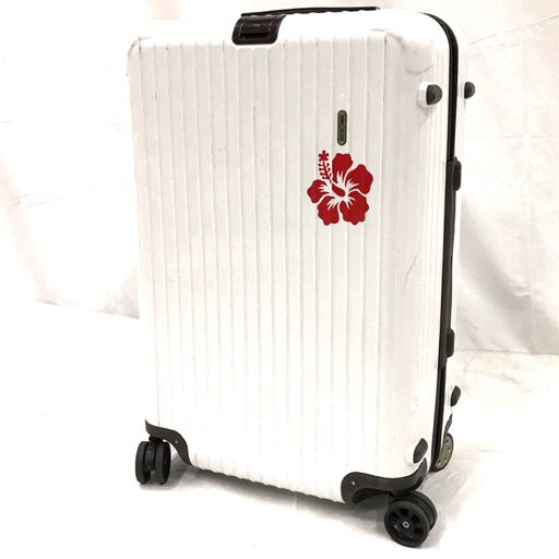 Rimowa スーツケース キャリーケース キャリーバッグ ホワイト 白 シールブック2点付き リモア の落札情報詳細 ヤフオク落札価格情報 オークフリー スマートフォン版