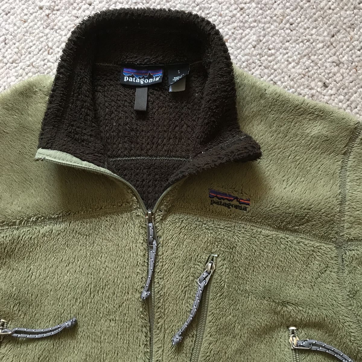 2001年 初期モデル patagonia パタゴニア R4 S 20フリースジャケット 