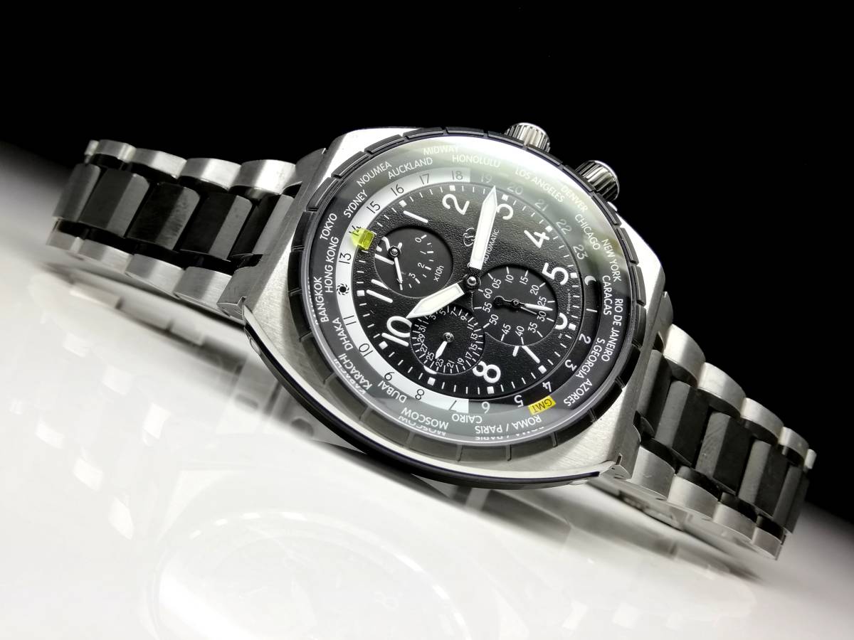 Orient ワールドタイム　21石　469EE6-71 自動巻腕時計 Orient ワールドタイム21石469EE6-71 自動巻腕時計