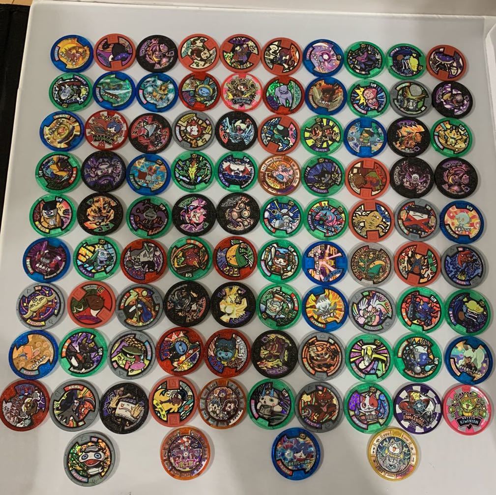 妖怪ウォッチ メダル まとめ売り 94枚 ジャンク ツチノコパンダ ボス吉 フユニャン ダイヤニャン ダークニャン オリジン ロボメン犬 など の落札情報詳細 ヤフオク落札価格情報 オークフリー スマートフォン版
