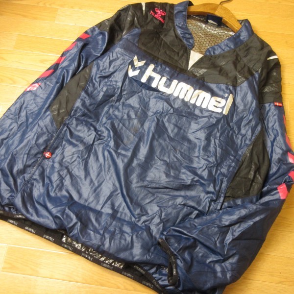 良品 サッカー 上下セット Hummel ヒュンメル セットアップ ピステ シャカシャカ ロングパンツ メンズ 紺 Mサイズ 0607 の落札情報詳細 ヤフオク落札価格情報 オークフリー スマートフォン版