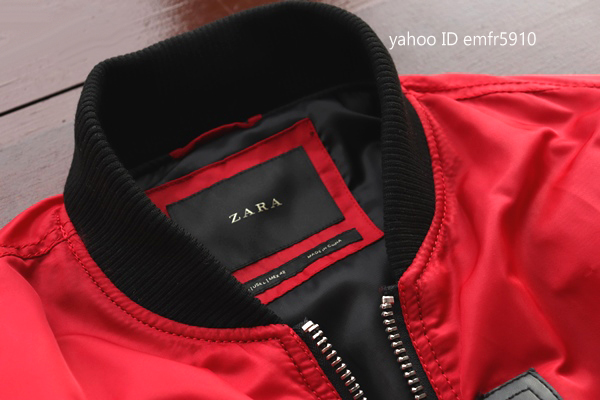 新品 スペインzara M 国内lクラス 赤 Ma 1希少品 メンズ 最上級人気アイテム レアザラです Redma 1 現在プレミアム 赤ブルゾン 国内即日発送 の落札情報詳細 ヤフオク落札価格情報 オークフリー スマートフォン版