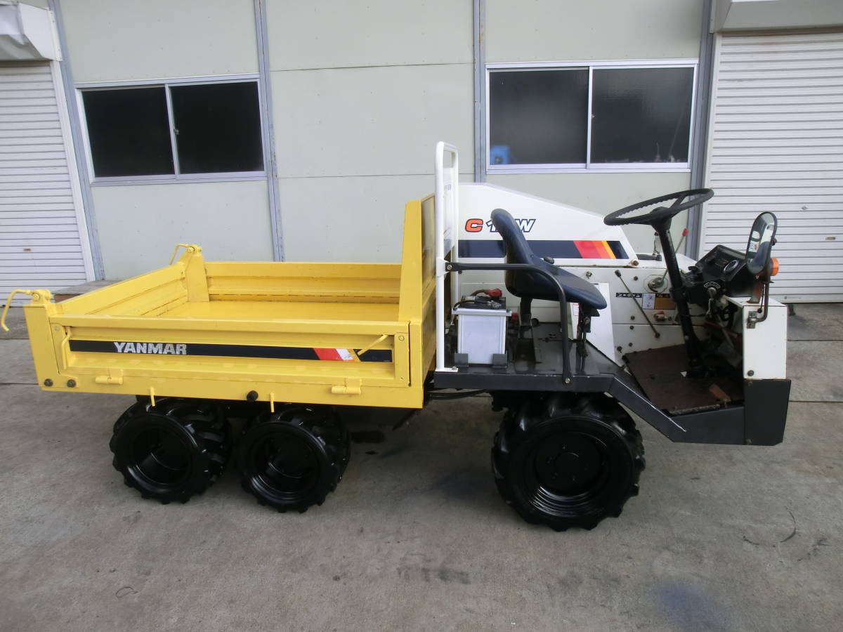 ヤンマーホイルキャリア 引取限定》 ヤンマー ホイルキャリア C12W 油圧ダンプ式運搬車 6WD（全