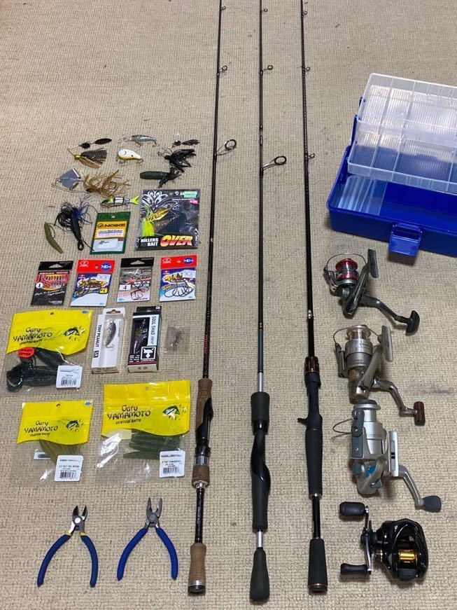 バス釣り ロッド ルアー リール セット リベリオン ダイワ シマノ ソウルシャッド ヤマセンコー スピナーベイト キラーズバズ ファットイカ の落札情報詳細 ヤフオク落札価格情報 オークフリー スマートフォン版