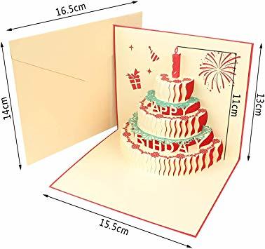 新品 Guumuxin誕生日カード バースデーカード 誕生日ケーキ ポップアップカード 立体グリーティングカード 手作り 手工芸品 高 の落札情報詳細 ヤフオク落札価格情報 オークフリー スマートフォン版